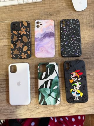 Pack 6 fundas para iPhone 11