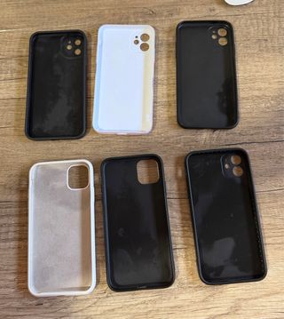 Pack 6 fundas para iPhone 11