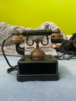 Teléfono antiguo de disco