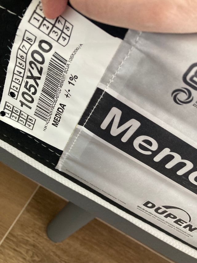 Colchón viscoelastico  105x200x24 cms. Nuevo.