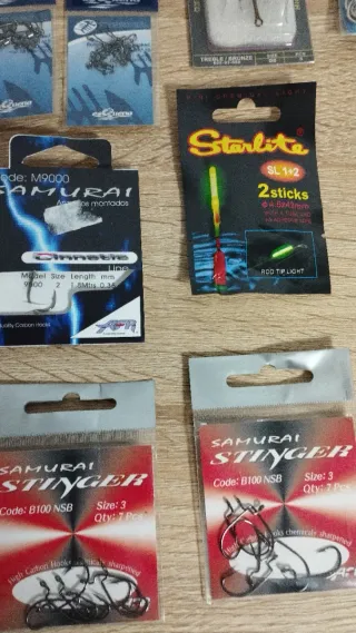Pack Anzuelos Pesca Trabucco, Samurai, Leoni