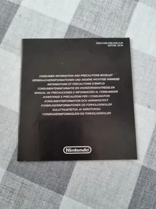 Manuales Nintendo Game Boy Advance