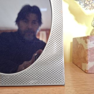 Cornice Portafoto Argento 800 anni 70 foto cm13x18