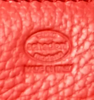 Cartella in pelle rossa Ferrari