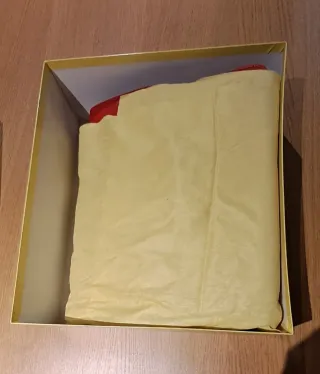 Cartella in pelle rossa Ferrari