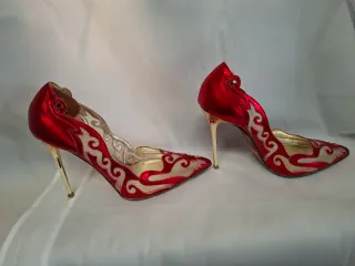 HORO NERO Dècolletè Laminato Rosso