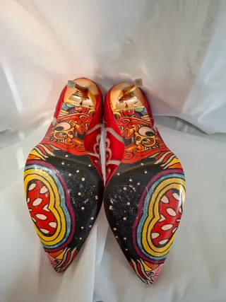 HORO NERO Dècolletè Laminato Rosso