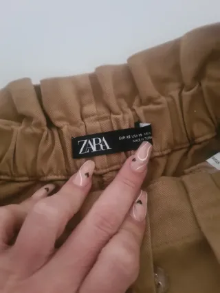 Pantalón Zara Mujer Marrón