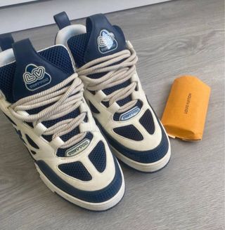 Louis Vuitton Sneakers Blu/Bianco