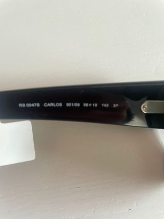 Gafas de Sol Ray-Ban RB0947S CARLOS Negras