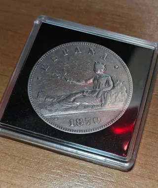 5 Pesetas 1870 SNM