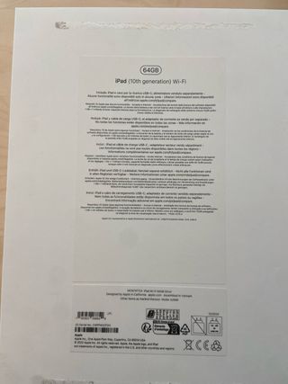 iPad 10ª Gen Plata + Apple Pencil 64gb