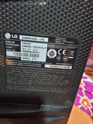 Televisor LG 24MN43 Full HD