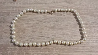 Collar perlas antiguo