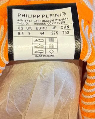 Scarpe Philipp Plein beige/arancioni