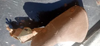 Sella bici vintage marrone