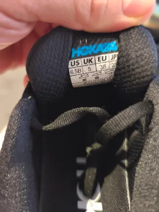 Zapatillas Hoka Negras 37.5 38