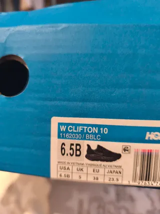 Zapatillas Hoka Negras 37.5 38