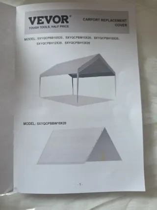 Techo de repuesto Vevor para carpa Nuevo