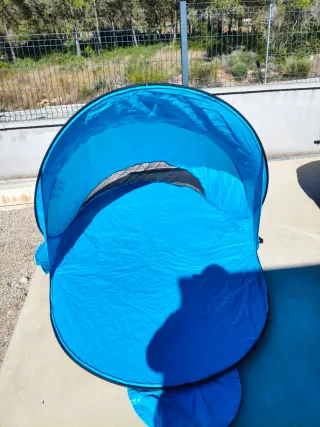 Cortavientos playa Ikea azul