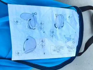 Cortavientos playa Ikea azul