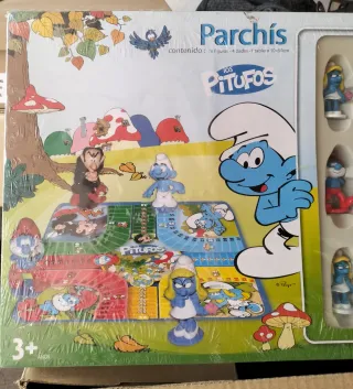 Parchís de los pitufos nuevo con su envoltorio