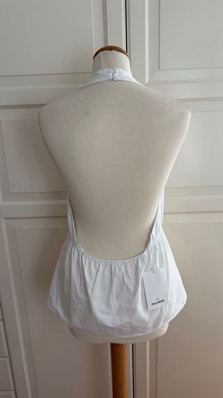 Top halter blanco