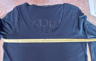 Camiseta manga larga IKKS negra  T.44