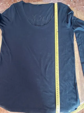 Camiseta manga larga IKKS negra  T.44