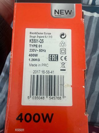 Caladora Black+Decker 400W