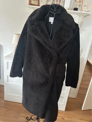 Abrigo largo H&M negro