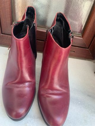 Botines tacón mujer talla 38 regalo zapatillas