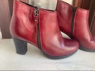 Botines tacón mujer talla 38 regalo zapatillas