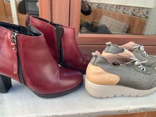 Botines tacón mujer talla 38 regalo zapatillas