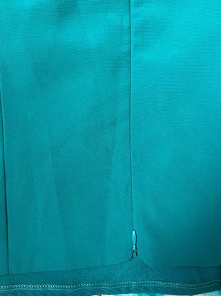 Elegante top fiesta lentejuelas florales verde azu