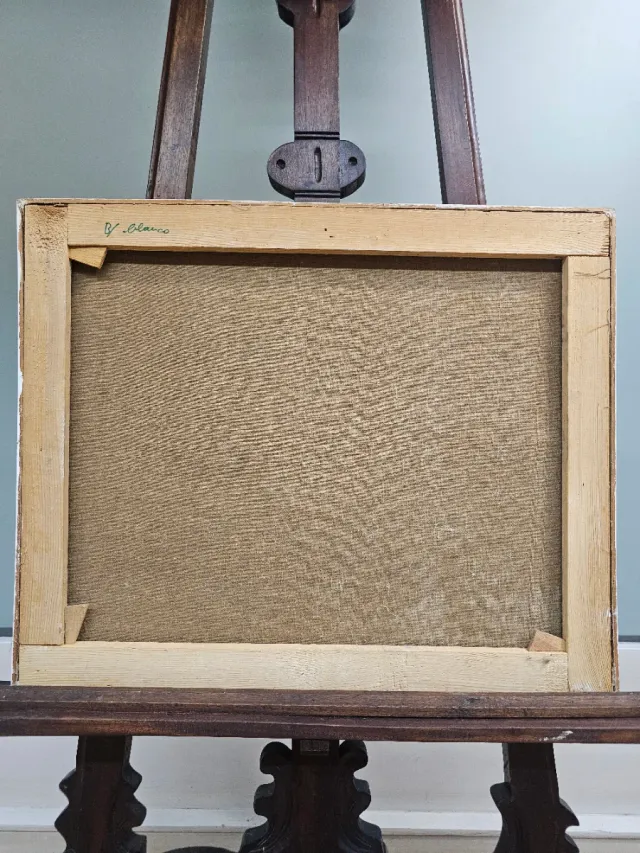 Óleo sobre lienzo Josep Pomés Abella. 50x61cm