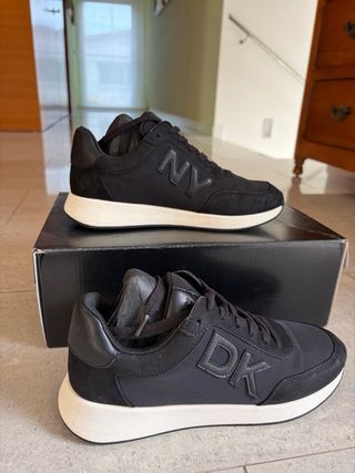 Zapatillas DKNY OAKS LOGO Lace Up Negras Talla 39.
