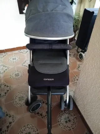 Carrito bebé Jane Compass gris