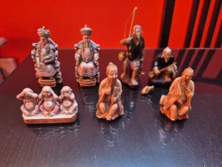 Figuras chinas de porcelana
