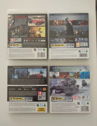 Lote 4 juegos PS3: Mafia II, Batman, GTA V, CoD