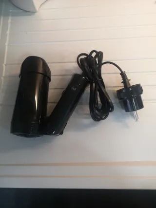 Secador de pelo de viaje negro