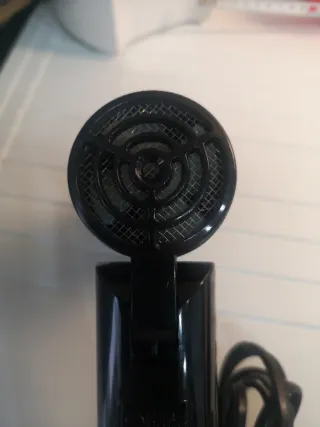 Secador de pelo de viaje negro