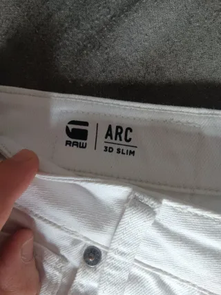 Pantalones G-Star RAW blancos  Talla 30 Largo 32