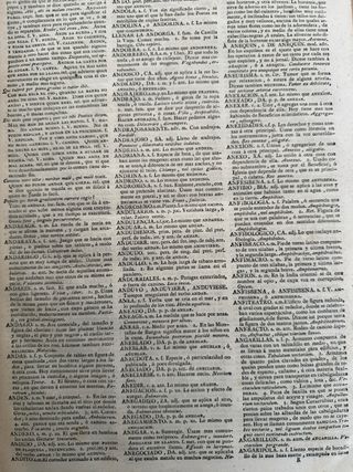 Diccionario de la Lengua Castellana (1791)