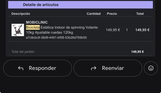 Bicicleta Estática Spinning Mobiclinic