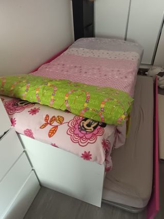 Cama nido (dos colchones) 190x90cm