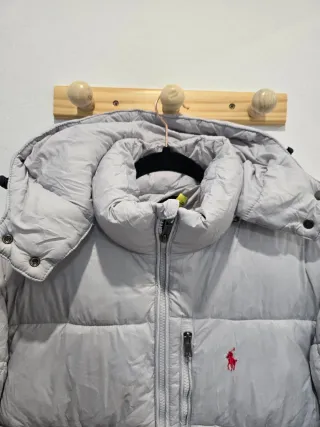 Chaqueta Ralph Lauren gris acolchada