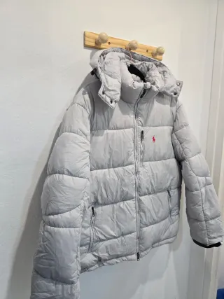 Chaqueta Ralph Lauren gris acolchada