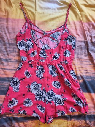 Mono corto H&M estampado flores