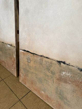 Quadri Astratti Beige e Grigio